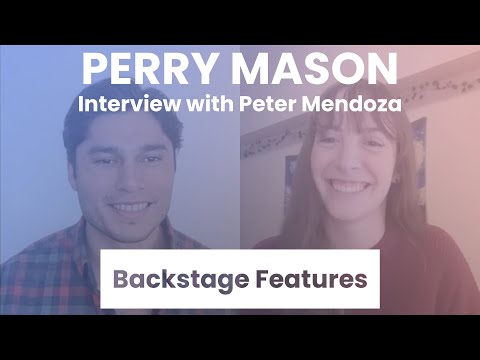 Perry Mason Interview with Peter Mendoza | Backstage Features with Gracie Lowes