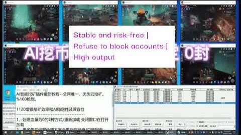 Mir4 Bot | MultiAccounts | Auto Farm Mining | Stable and risk-free, High output