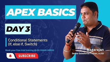 Salesforce Development | Apex Basics | Day 3 | AJ Skill Development Academy Ft. Nagarajan