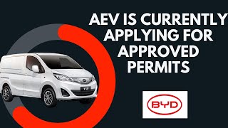 Van BYD T3 sera produzida na Malasia