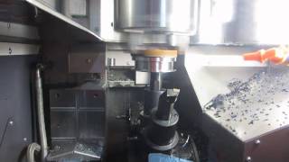 Vertical Pick-up Machine for flange machining