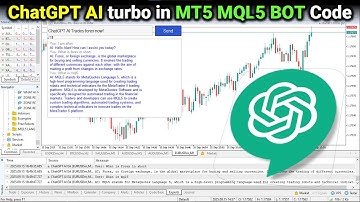 New ChatGPT AI integration in Forex MT5 chart for Analysis [PART 788] #forexalgotrader #mt5 #chatgpt