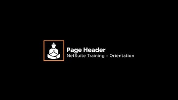 NetSuite Page Header - Pocket Buddha NetSuite User Video Training
