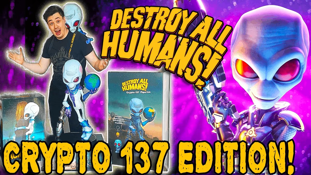 Crypto 137 Edition UNBOXING - Destroy All Humans 2 nd Collectors