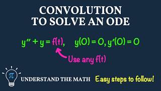 Using Convolution to Solve Differential Equations (Step-by-Step)