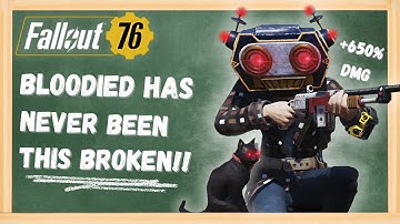 The Most BROKEN Bloodied Commando Build of 2025 (Low Investment Included) - Fallout 76