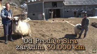 OD PRODAJE SIRA ZARADIM  PREKO 30.000 MARAKA