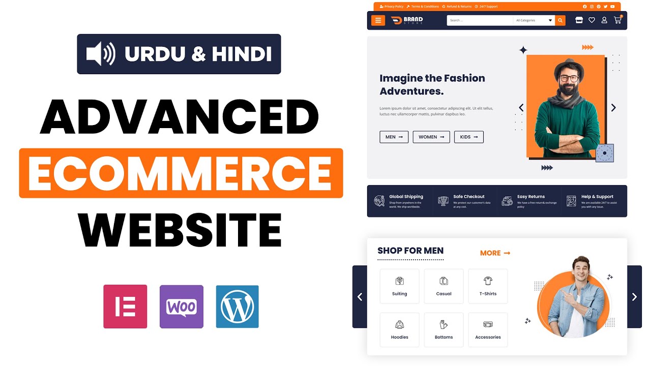 Advanced eCommerce Website in WordPress - Fashion/Clothing Store - Urdu & Hindi