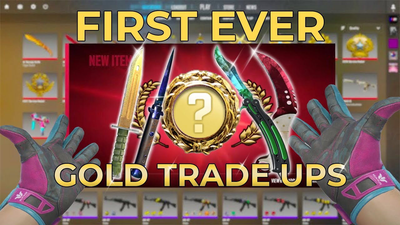 My FIRST Ever GOLD Trade Up In CS2