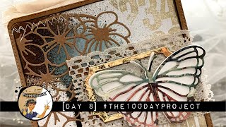 DAY 8 - THE 100 DAY PROJECT  - LETS MAKE A CARD FOR THE PLANNER CARD BOX - #the100dayproject