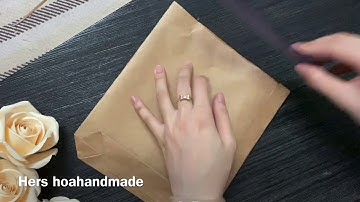 Hướng dẫn gấp TÚI GIẤY trong 5 phút (How to make paper bag) - Paper bag Tutorial