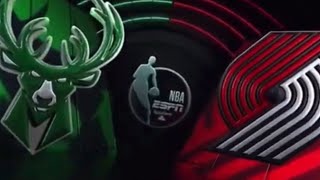 NBA On ESPN Intro/Theme 1/31/24 NBA 2024 (Bucks vs Trail Blazers)