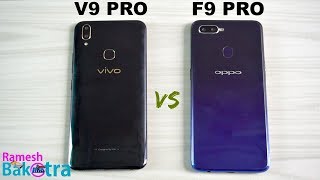 Vivo V9 Pro vs Oppo F9 Pro SpeedTest and Camera Comparison