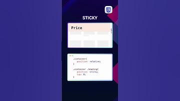 Sticky Header in CSS  ||  #learnhtml5andcss3 #webdesign #css3 #coding #htmlcss #uiux #programming