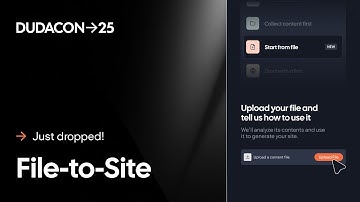 Create Your Next Website From a File | Duda
