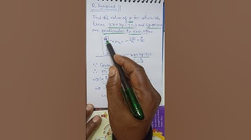 Q-lympiad||Q228||Condition of perpendicularity|| Coordinate Geometry|| Using slope|| General equatio