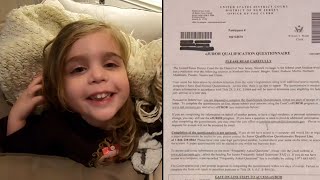 Why Did a 3YearOld Girl Get Jury Duty Letter?