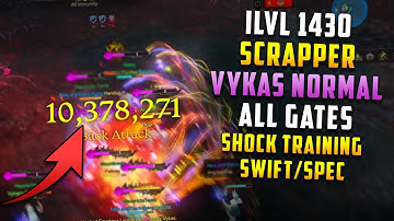 Lost Ark: 1430 Shock Scrapper Vykas Normal Run!