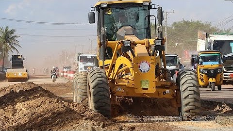 លីប៊ីល័រកៀរដីធ្វើផ្លូវ  SDLG Motor Grader G9190F Grading Road