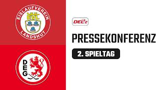 Pressekonferenz 2. Spieltag | EV Landshut vs. Düsseldorfer EG | DEL2 Saison 2026/27