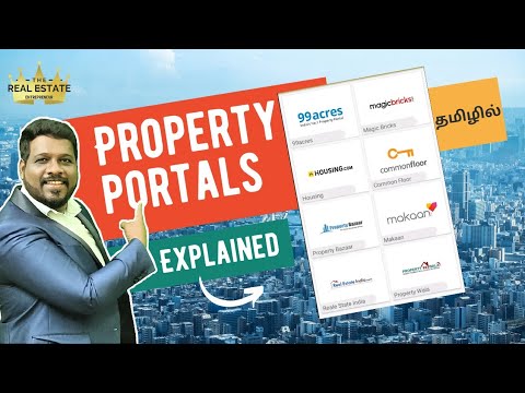 How to Use Real Estate Portals/ Websites Explained in Tamil | The Real Estate Entrepreneur | தமிழில்