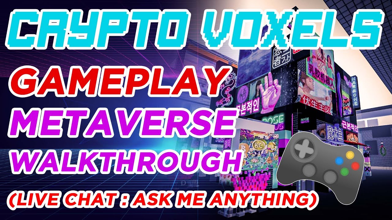 🎮 Exploring the CryptoVoxels Metaverse 🎮 (LIVE GAMEPLAY) $ETH - YouTube