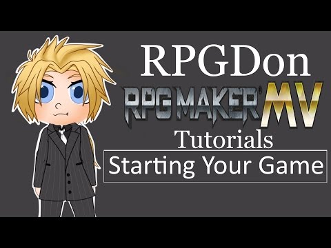 RPG Maker MV Tutorial -starting Your Game-