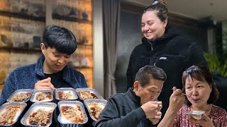 My Korean Family Tries Sütlaç (Turkish Rice Pudding) for the First Time! 😂 🇹🇷🇰🇷