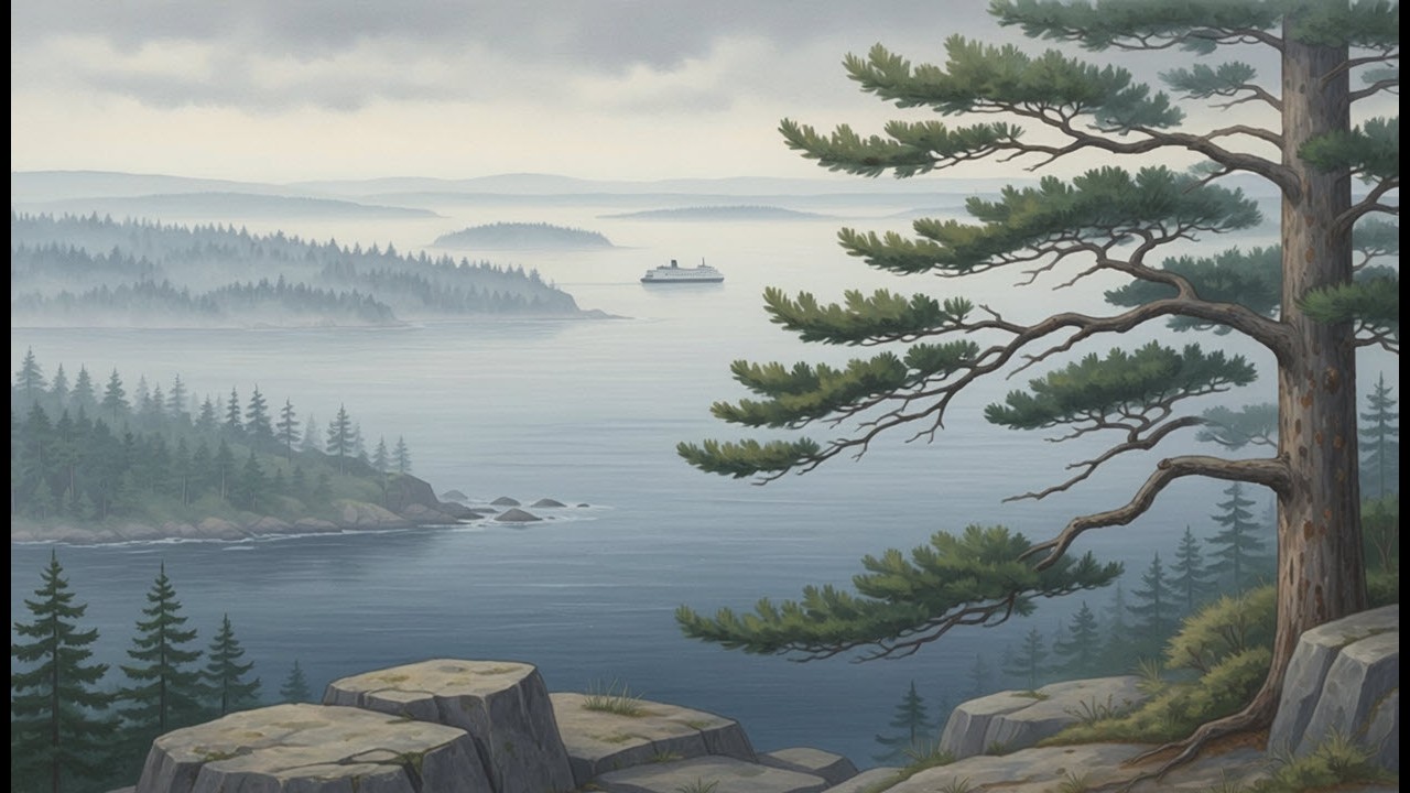 Misty Morning on the Puget Sound | PNW LoFi for Deep Focus & Study