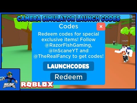 All Launch Codes For Camera Simulator Roblox Youtube - camera code for roblox