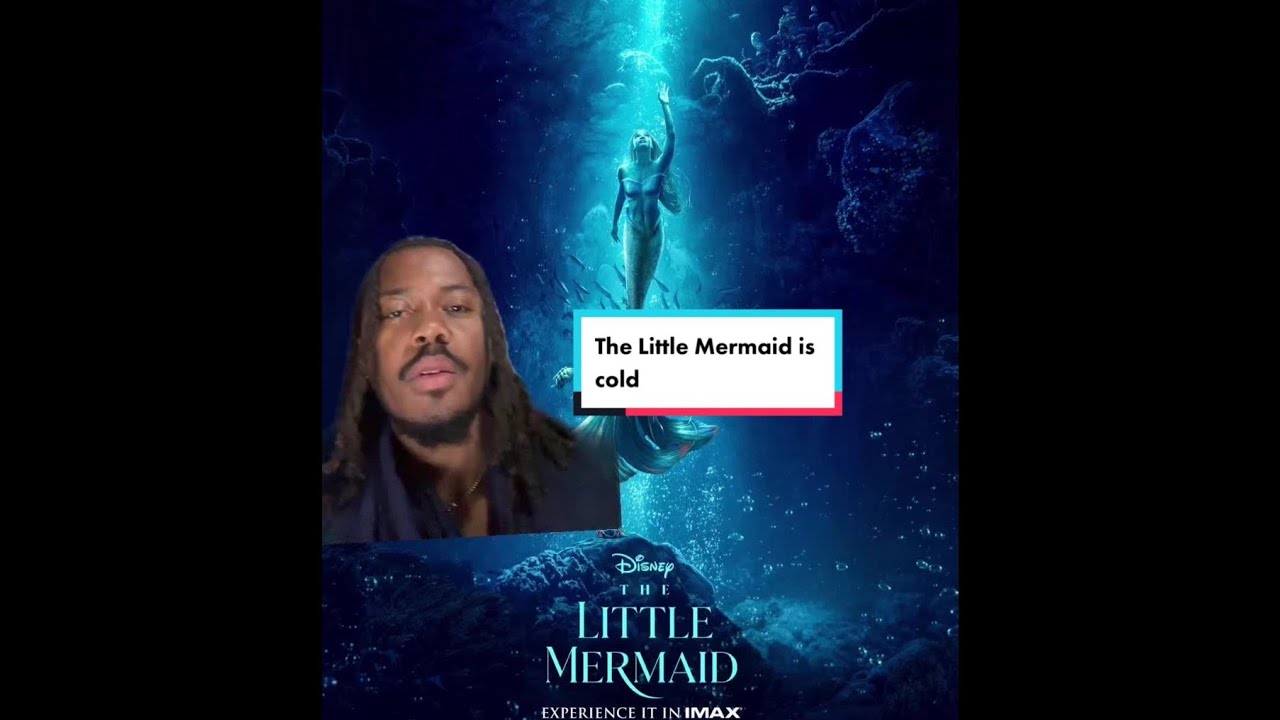 The Little Mermaid is cold #hallebailey #thelittlemermaid # ...
