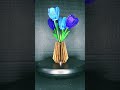 Make Market, DIY 3D Wooden Flowers Puzzle, Double Tulip, Model Kit