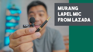 Andoer EY-510A Review | Cheap Lapel Microphone from Lazada