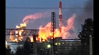 Пожар На Нпз В Ангарске