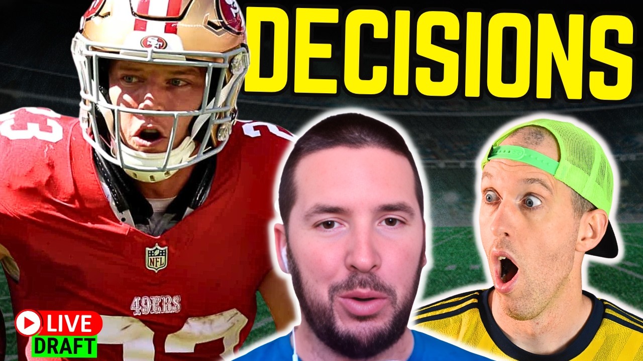 The Most Important Decisions in Fantasy Football Drafts