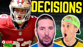 The Most Important Decisions in Fantasy Football Drafts