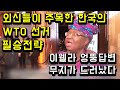 외신들이 주목한 한국의 WTO 사무총장 선거 필승전략/ 이웰라 엉뚱 답변으로 무지가 드러났다