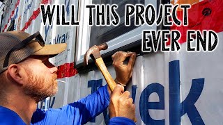Shop Build Vinyl Siding Trim | Shop Build Series Part 10