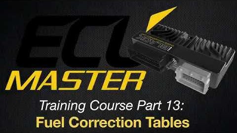 ECU Masters Training Course Part 13: Fuel Correction Tables | Evans Performance Academy