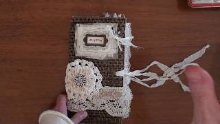 Autumn Fall junk journal Travelers notebook share