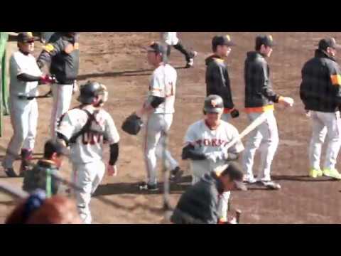 2017/03/07 巨人 高井俊 亀井にソロホームランを打たれるも１イニング１失点！