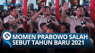 Detik-detik Prabowo Salah Ucap Tahun Baru di Hadapan Korban Banjir Tapsel, Sebut 2021 Bukan 2026!