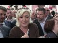 Marine Le Pen: "Pas de différences majeures entre Jordan et moi" | AFP