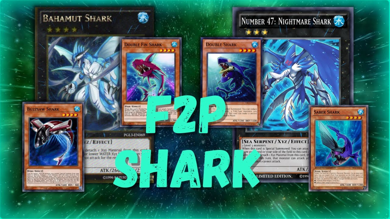 [F2P] SHARK ONLY !! Free to Play Shark XYZ Deck with Bahamut Shark !! [Yu-Gi-Oh! Duel Links]