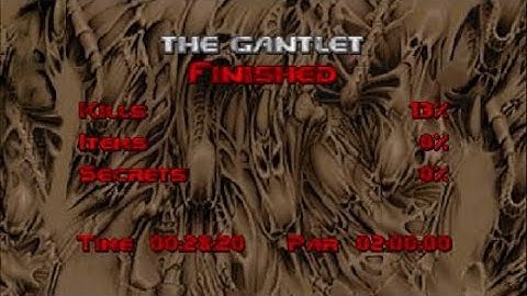 DOOM 2 Map 3 [The Gantlet] in 28:20
