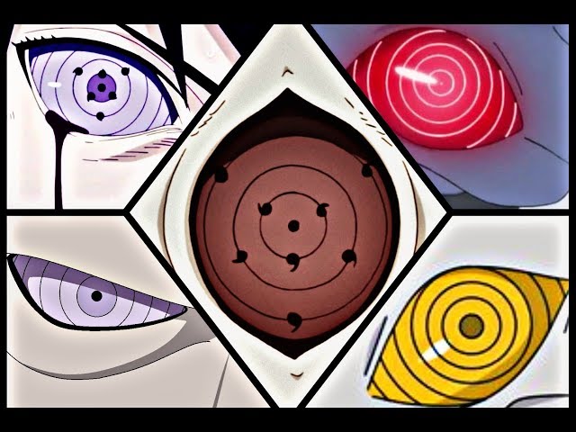 32 Naruto Eyes Dōjutsu  Weakest to Strongest 