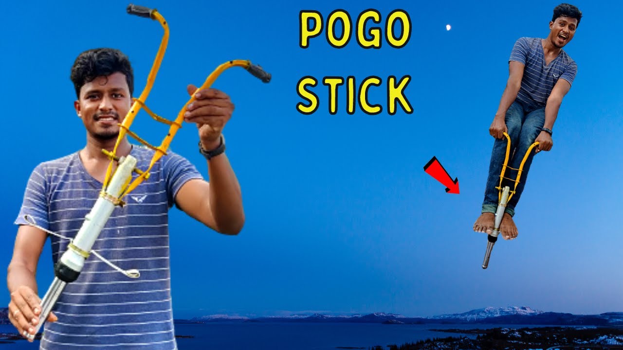 How to Make POGO STICK at Home இத வச்சு பறக்கலாமா!🤣 Vijay Ideas