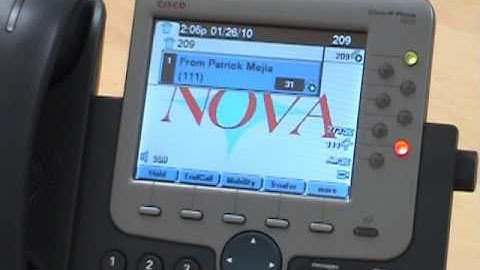 Cisco IP Phone 7970 Placing a Call on Hold