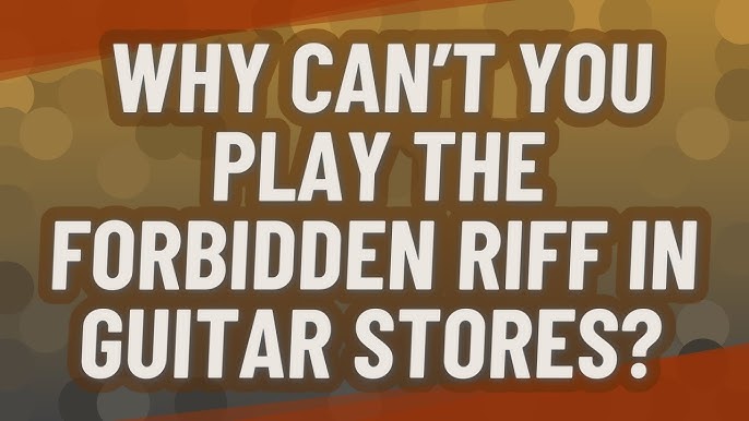 Playing the forbidden riff at guitar center #guitar #guitartok #fyp #g, playing forbidden riff at guitar center