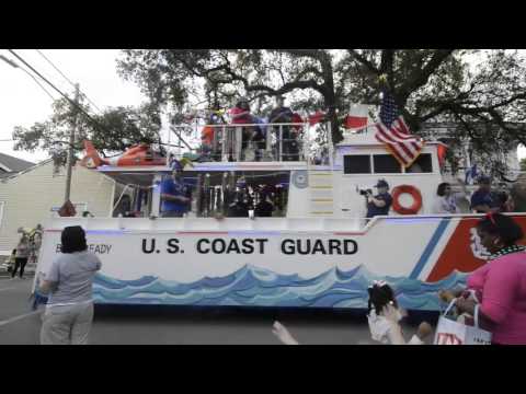 Coast Guard Participates in Krewe of Alla Parade
